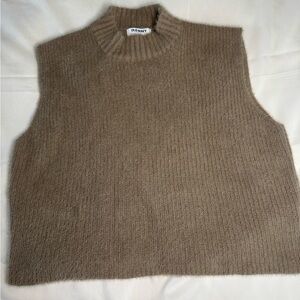 OLD NAVY Tan Ribbed Sweater Vest Sz XL